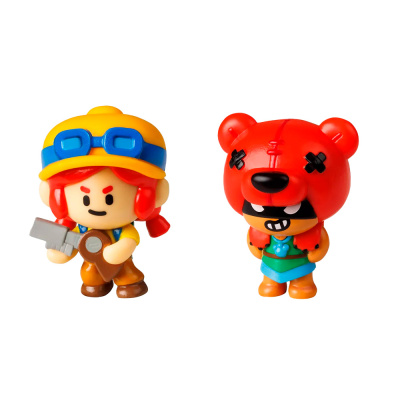 Коллекционные фигурки Brawl Stars Нита и Джесси 5 см PMI BRW2015C 1
